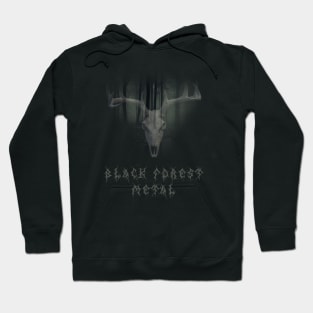 Black forest metal Hoodie